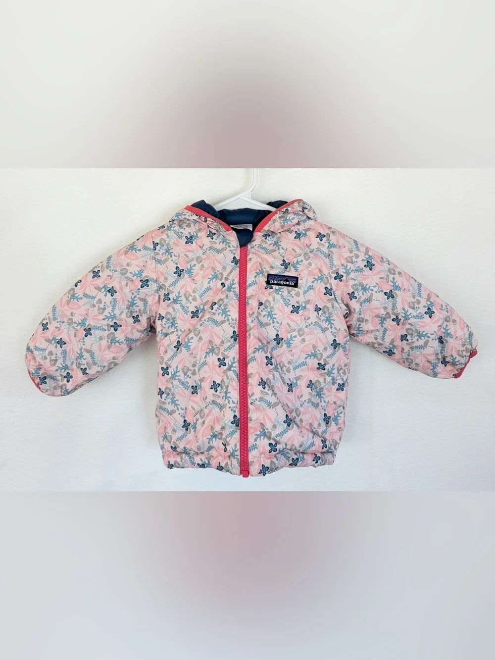 Patagonia Reversible toddler sweater hoody Puffer Jacket